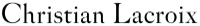 The Christian Lacroix logo