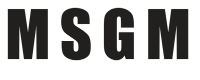 The MSGM logo